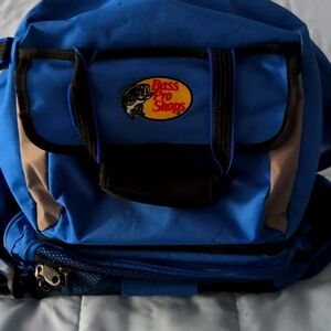 Bass Pro Fishing Bag + Tackle Boxes